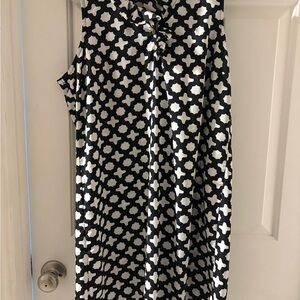 Mud Pie Black and White Geometric Mini Dress